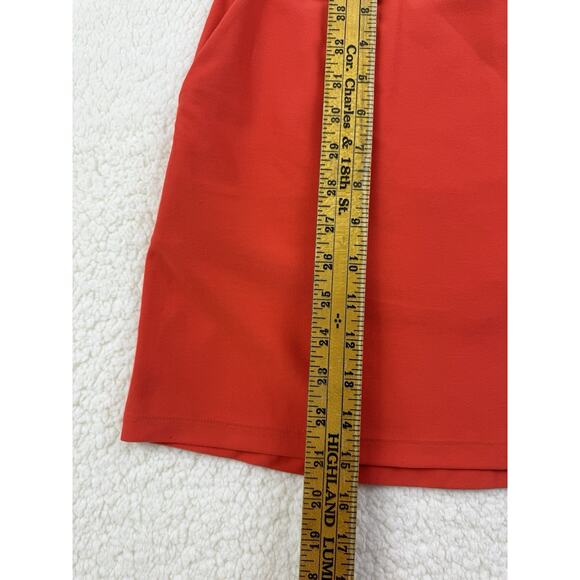 Nike Golf Skort Dri-FIT Womens Large Orange White Swoosh Pickleball Skirt - Picture 7 of 7